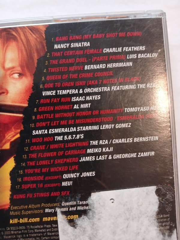 Kill Bill Vol. 1, Motion Picture Soundtrack CD