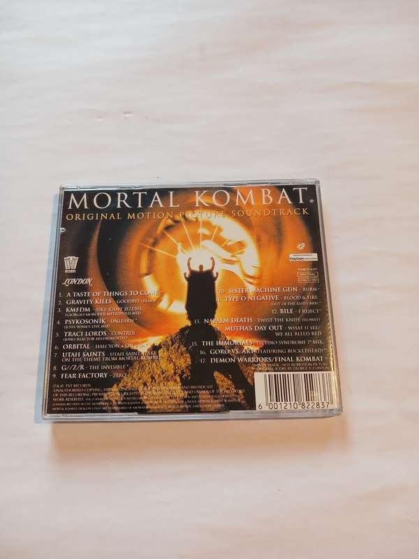 Mortal Combat, Motion Picture Soundtrack CD
