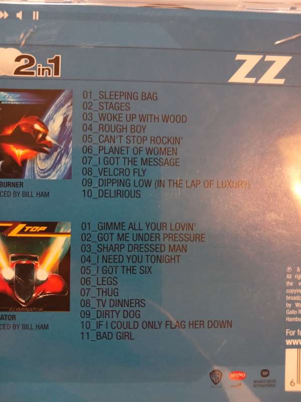 ZZ Top, Afterburner / Eliminator, 2 xCD