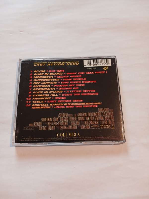 Last Action Hero, Motion Picture Soundtrack CD