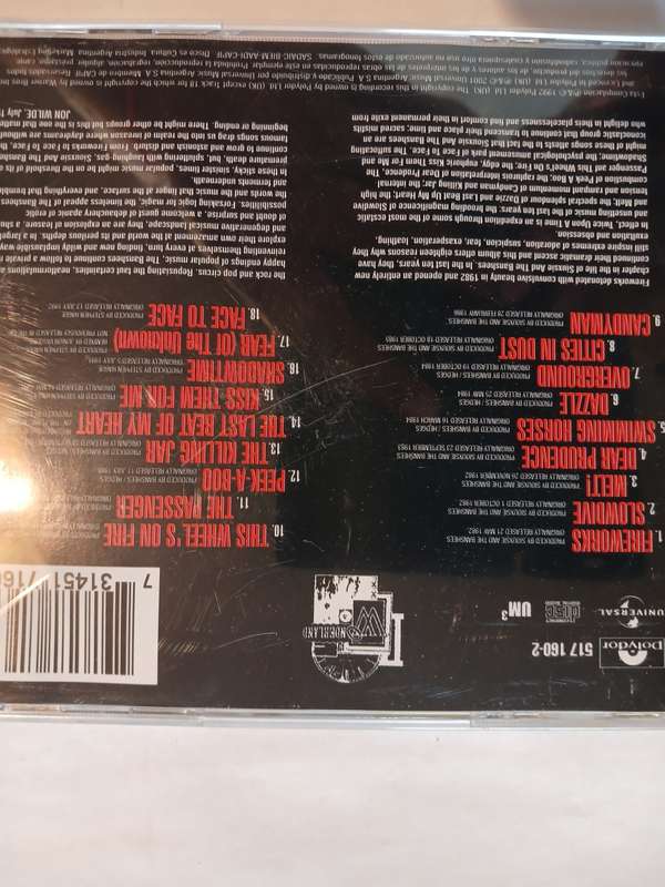 Siouxsie and the Banshees, Twice Upon a Time/The Singles CD, Europe