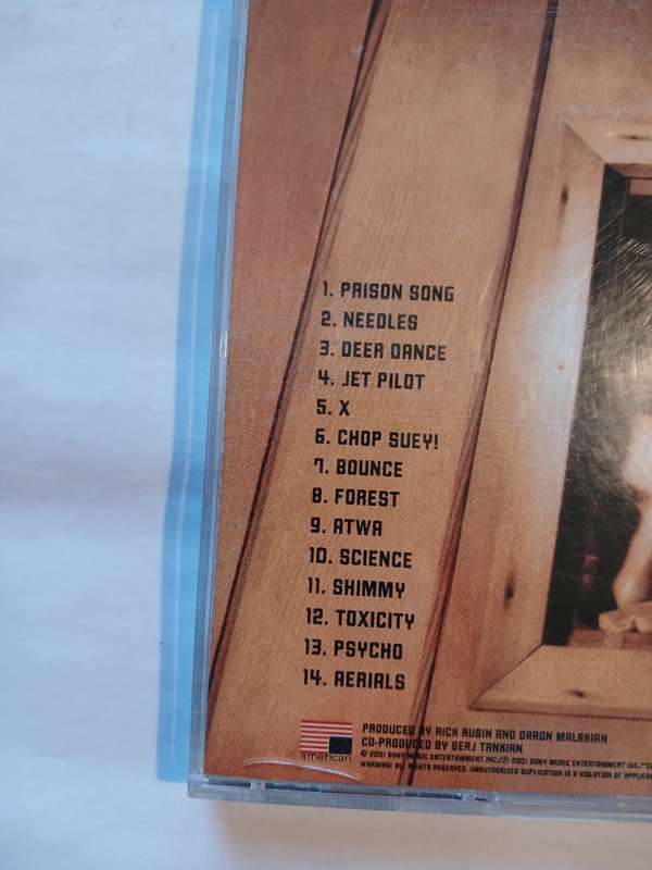 System of a Down, Toxicity CD