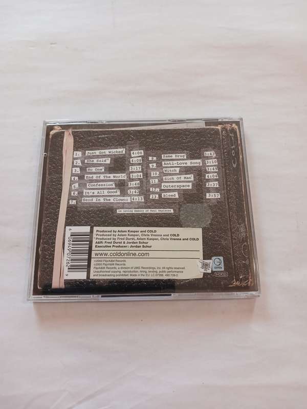 Cold, 13 Ways to Bleed on Stage CD, Europe