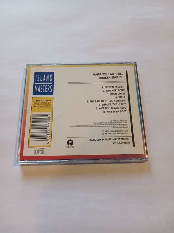 Marianne Faithfull, Broken English CD