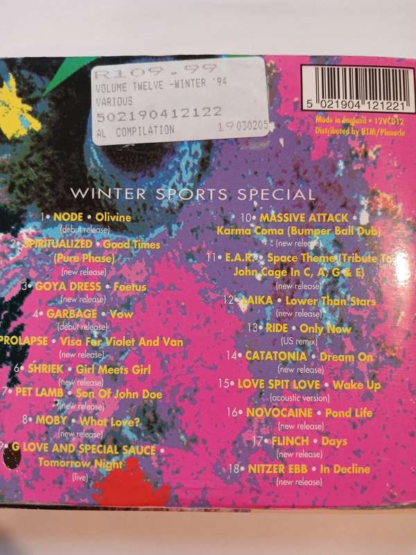 Volume Twelve, Various CD, UK