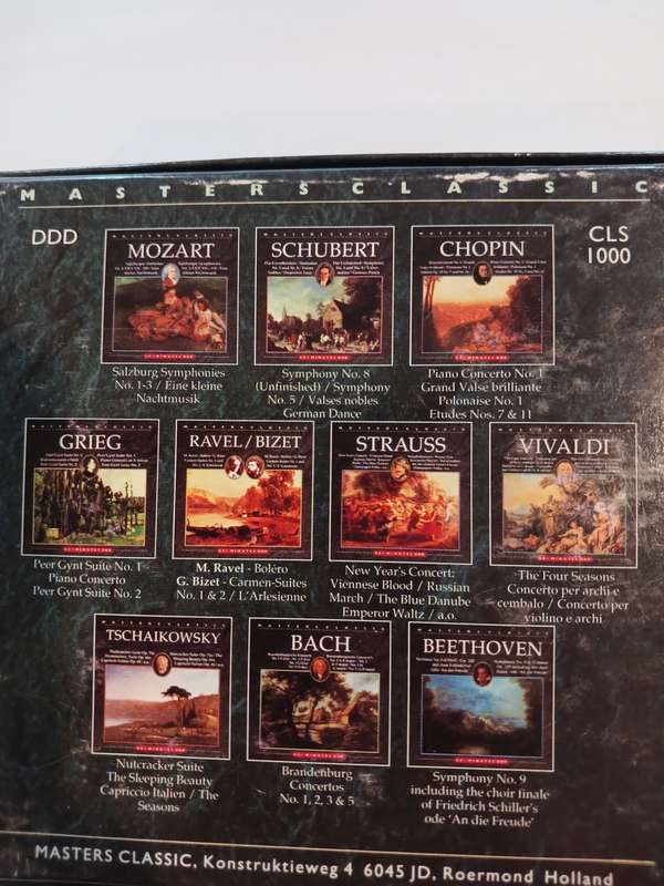 The Greatest Classical Collection, 10 x CD Boxset, Netherlands