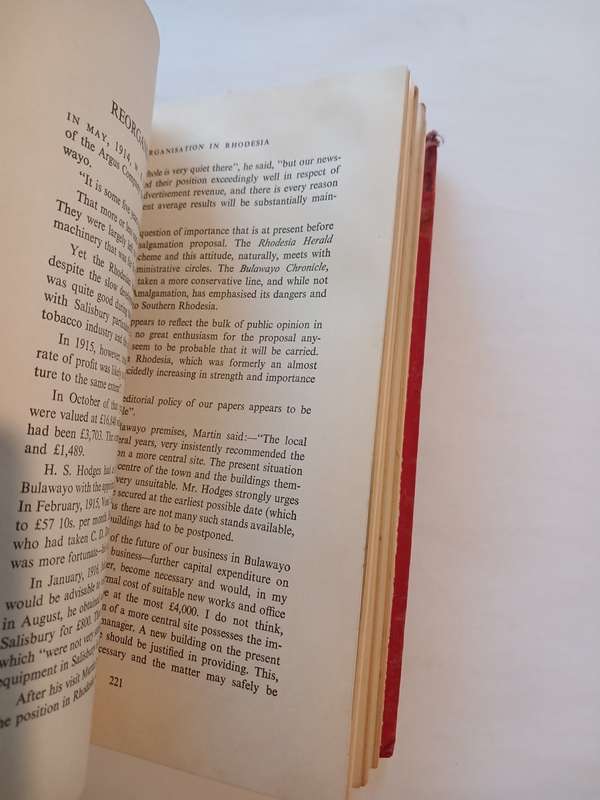 Today`s News Today, The Story of the Argus Company. L.E. Neame/E. Rosenthal
