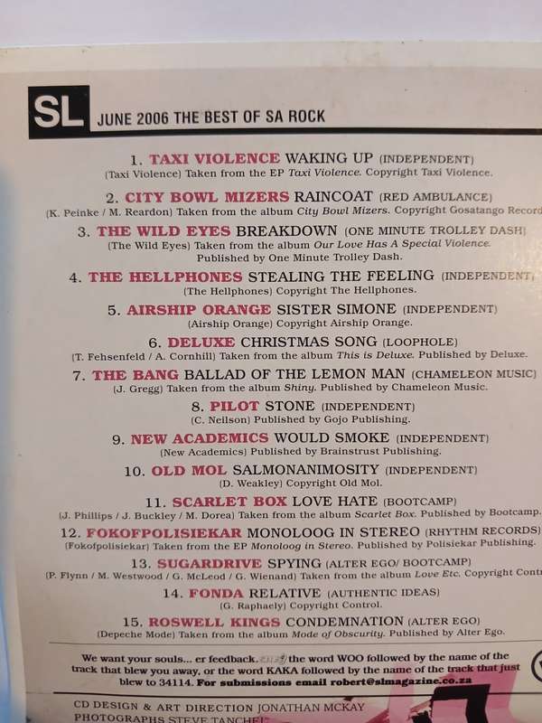 Rock + Roll, The Best of SA Rock CD