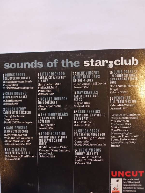 Sounds of the Star Club, Various, Mono CD