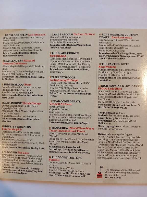 Songs of the South, Various CD