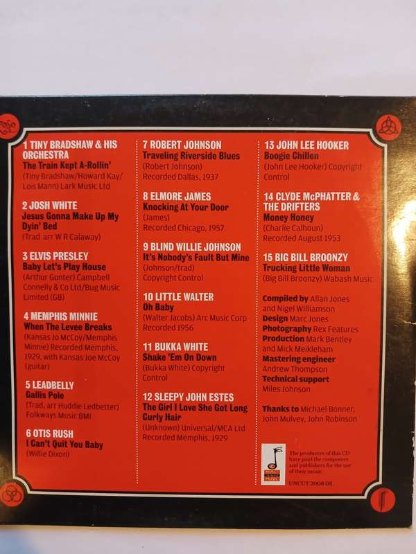 When The Levee Breaks, Tracks That Inspired Led Zeppelin, Various CD