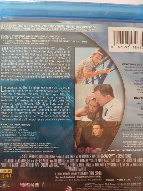 Hitch, Blu-ray Disc