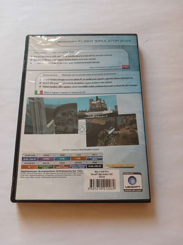 Microsoft Flight Simulator 2002 PC CD-Rom
