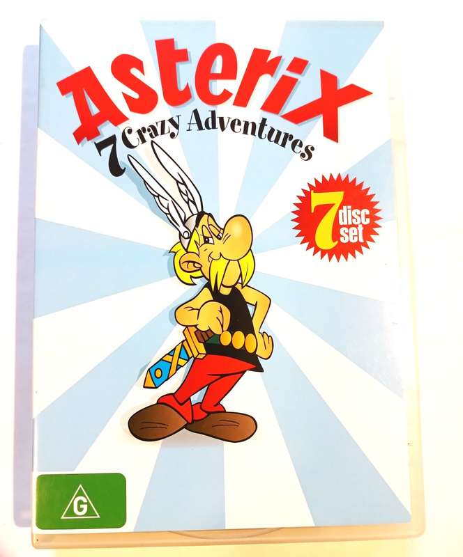 Asterix, 7 Crazy Adventures, 7 Disk Set DVD