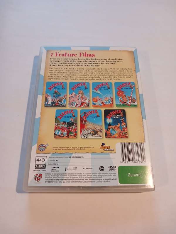 Asterix, 7 Crazy Adventures, 7 Disk Set DVD