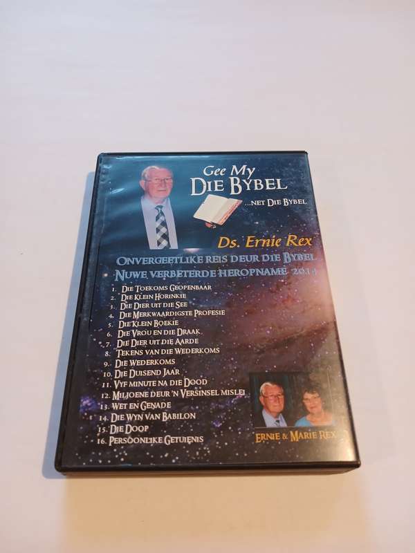 Gee My Die Bybel...net die Bybel by Ds. Ernie Rex, 6 Disc DVD Set