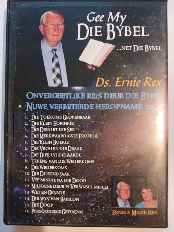 Gee My Die Bybel...net die Bybel by Ds. Ernie Rex, 6 Disc DVD Set