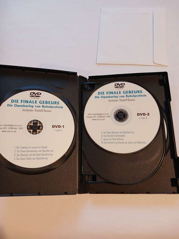 Die Finale Gebeure, Die Openbaring van Bybelprofesie, Aanbieder: Roedolf Basson, 6 DVD Set