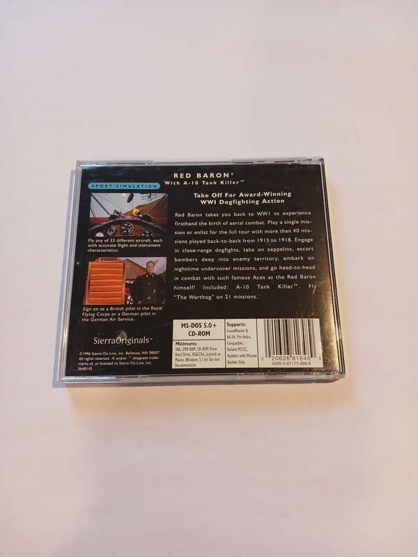 Red Baron, With A-10 Tank Killer CD-Rom