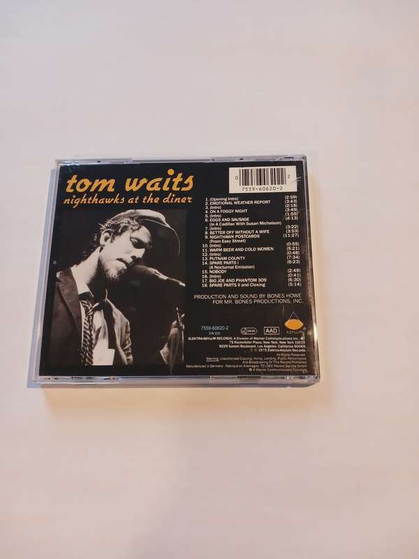Tom Waits, Nighthawks at the Diner CD, Europe
