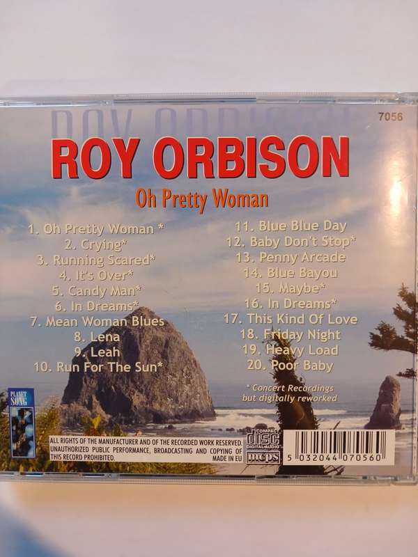 Roy Orbison, Oh Pretty Woman CD, Europe