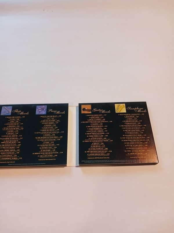 Capture The Spirit, Flute/Piano/Guitar/Sax Moods, 4 x CD
