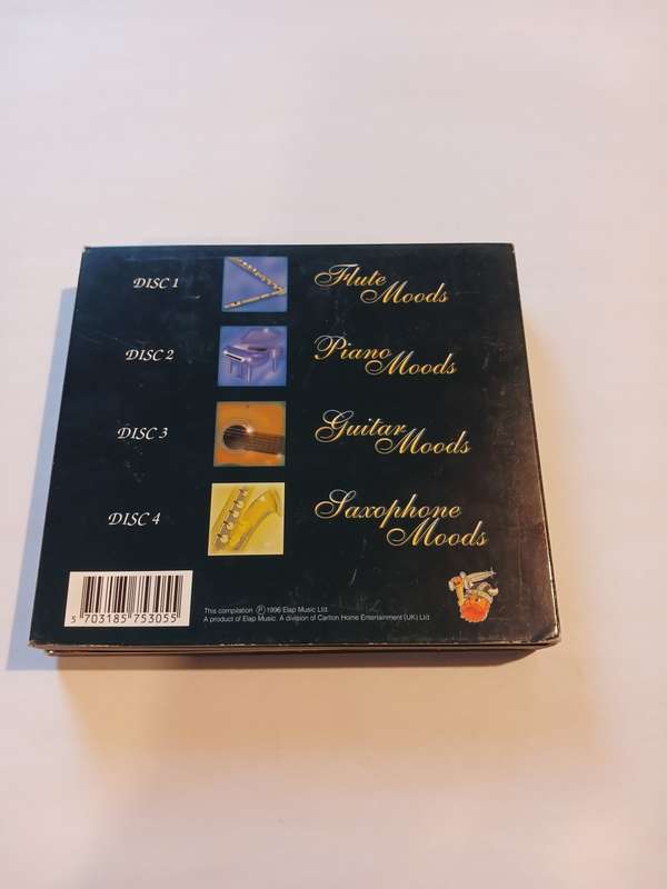 Capture The Spirit, Flute/Piano/Guitar/Sax Moods, 4 x CD