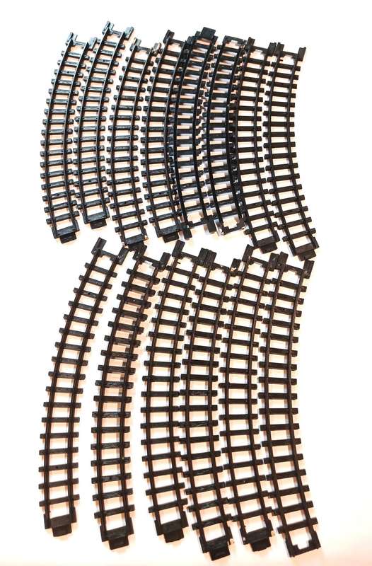 Lima Model Train Tracks, Plastic x 14 curved