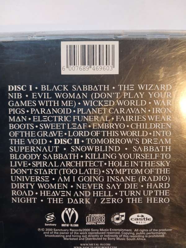 Black Sabbath, The Best Of, 2 x CD