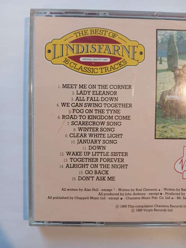 Lindisfarne, The Best Of CD, UK