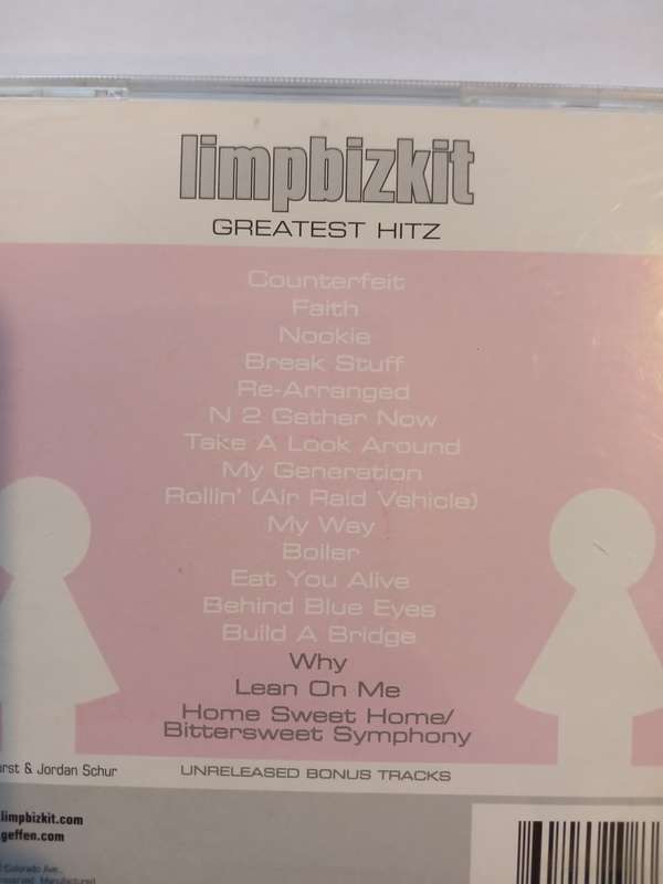 Limpbizkit, Greatest Hitz CD, Thailand