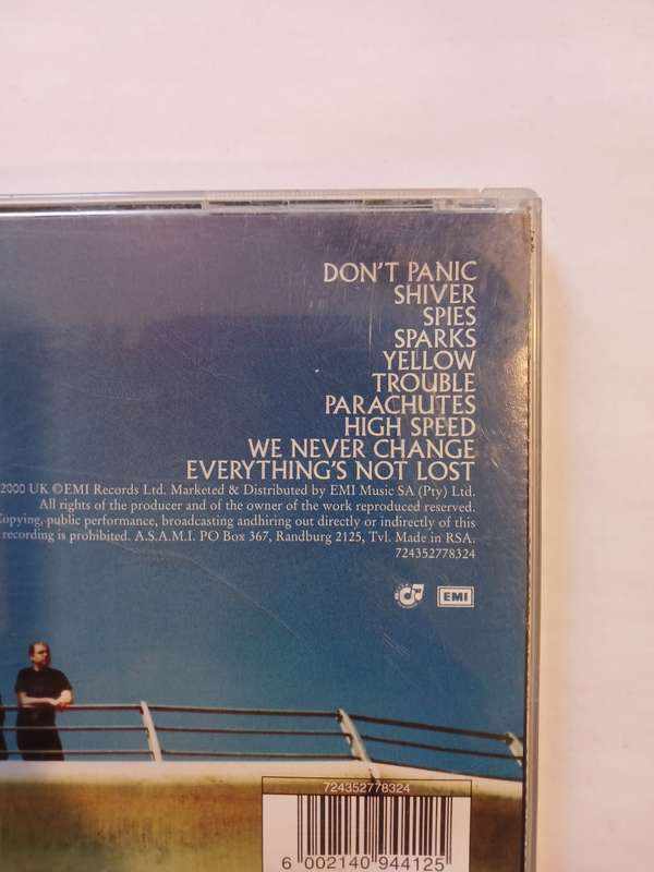 Coldplay, Parachutes CD