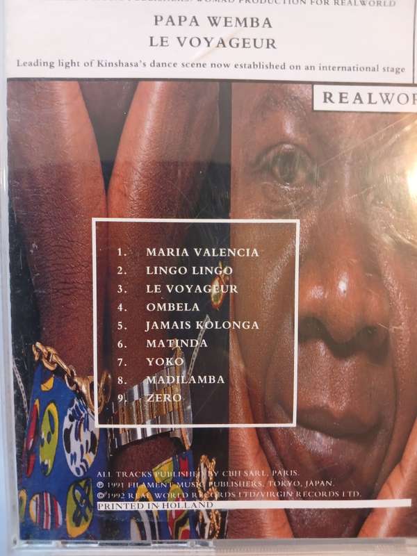 Papa Wemba, Le Voyager CD, UK