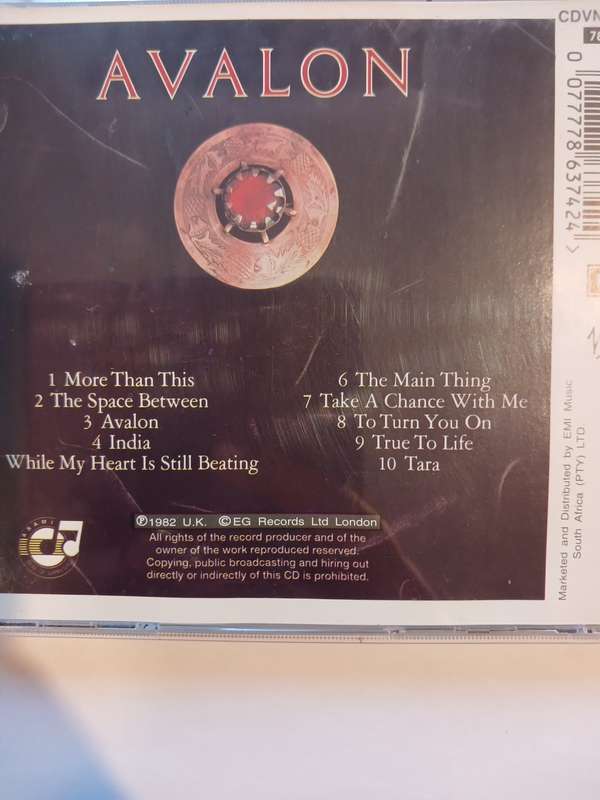 Roxy Music, Avalon CD