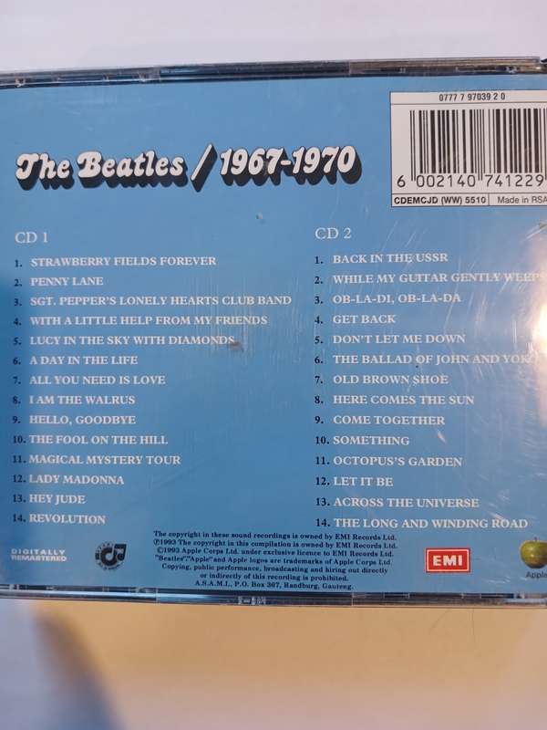 The Beatles, 1967-1970, 2 x CD