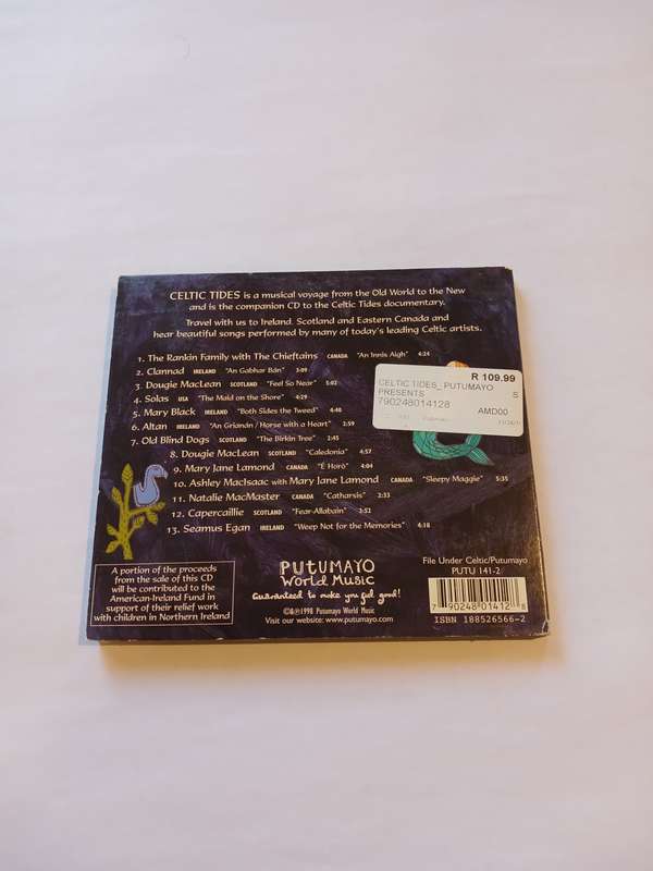 Celtic Tides, A Musical Odyssey, Various CD, UK, Europe & US