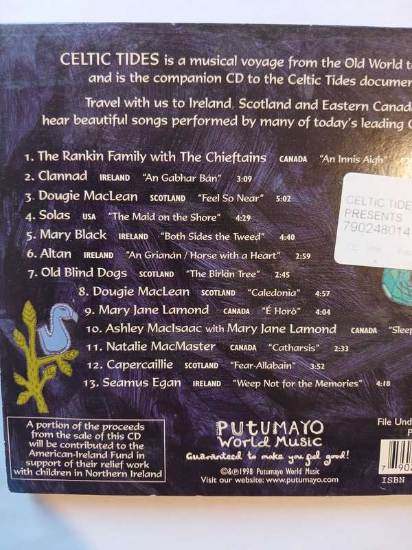 Celtic Tides, A Musical Odyssey, Various CD, UK, Europe & US