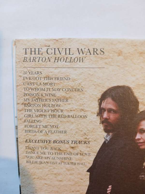 Barton Hollow, The Civil Wars CD