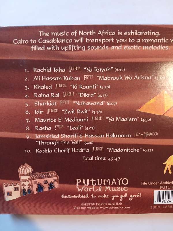 Cairo to Casablanca, An Arabic Musical Odyssey, Various CD, US