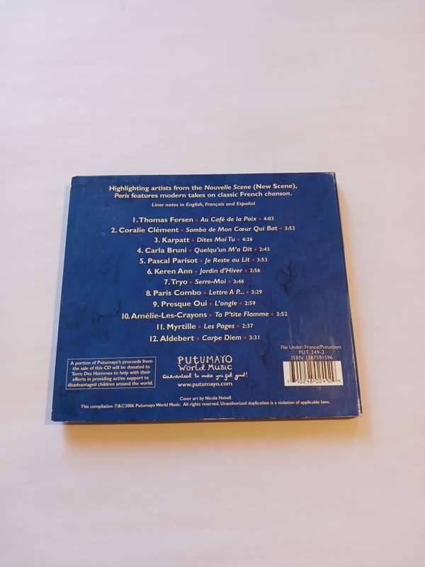 Paris, Various CD, USA & Europe