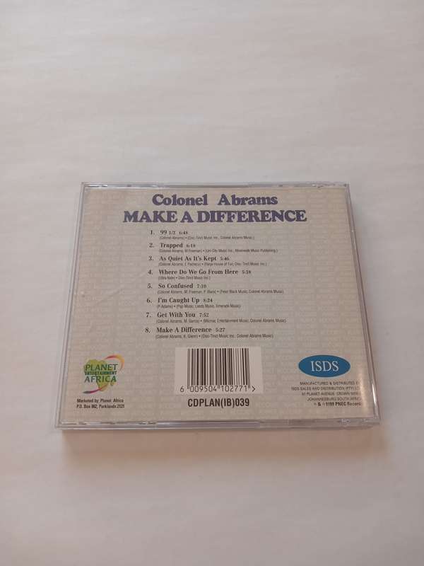 Colonel Abrams, Make a Difference CD