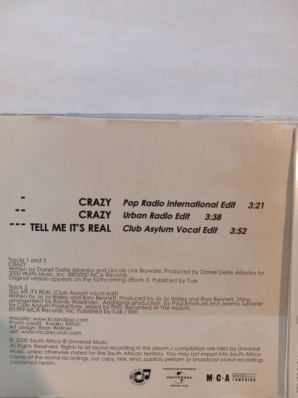 K-ci & Jojo, Crazy CD single