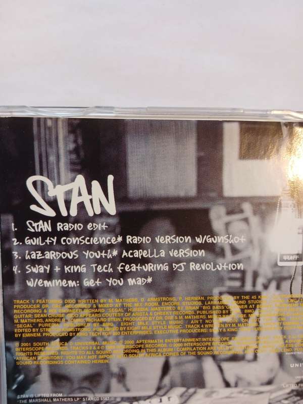Eminem, Stan CD single