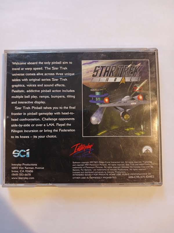 Star Trek, Pinball PC CD-rom