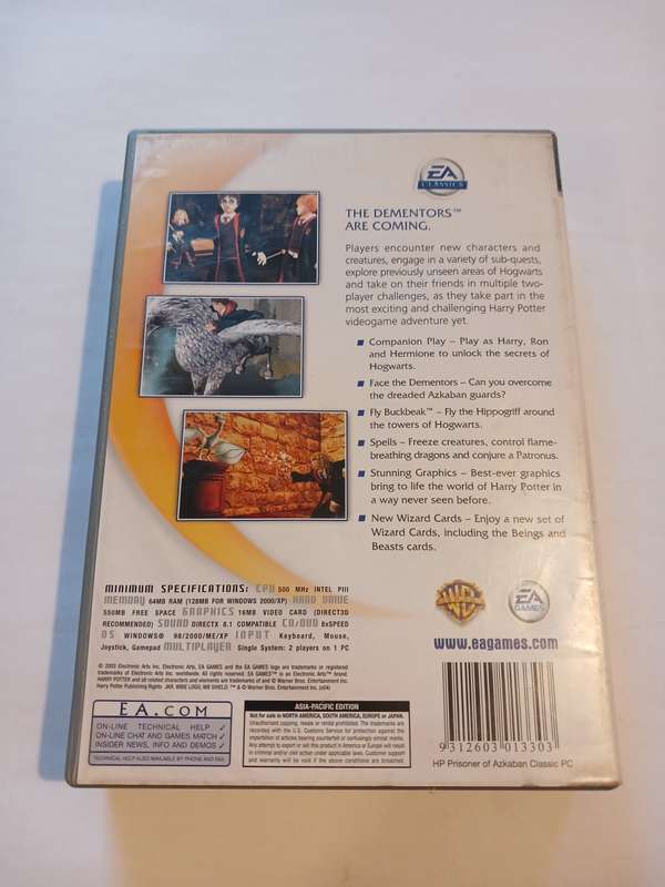 Harry Potter and the Prisoner of Azkaban PC CD-rom