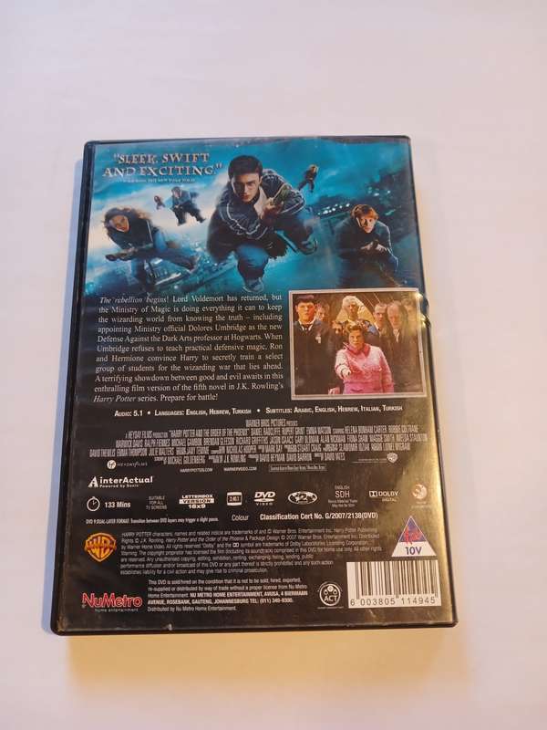Harry Potter and the Order of the Phoenix DVD