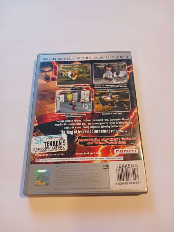 Playstation 2, Tekken 5, Platinum