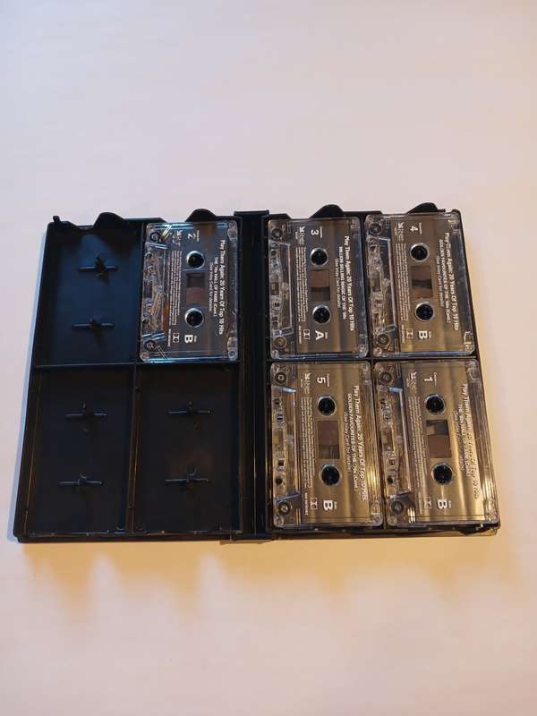 Play Them Again, 20 Years of Top Ten Hits, 5 x Cassette Tapes