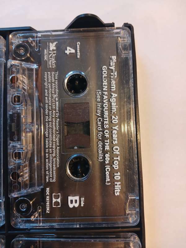 Play Them Again, 20 Years of Top Ten Hits, 5 x Cassette Tapes