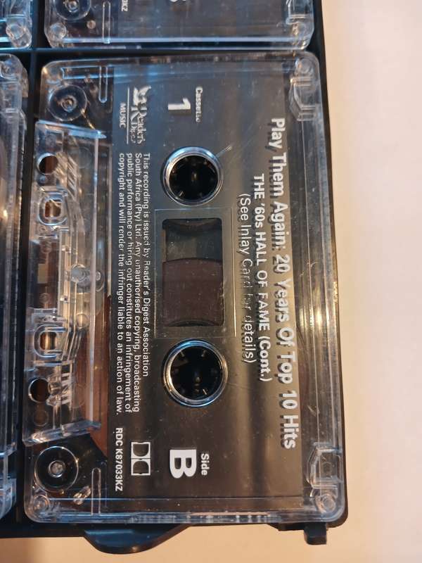 Play Them Again, 20 Years of Top Ten Hits, 5 x Cassette Tapes